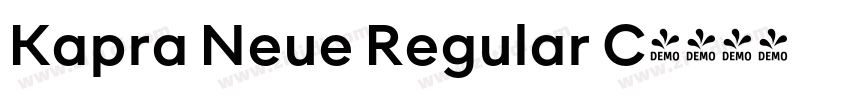 Kapra Neue Regular C字体转换